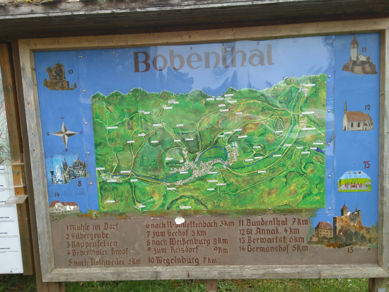 Bobenthal, Forsthaus Ruine Siebenteil, am 24.04.2022